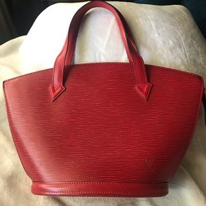 Louis Vuitton Epi red Satchel